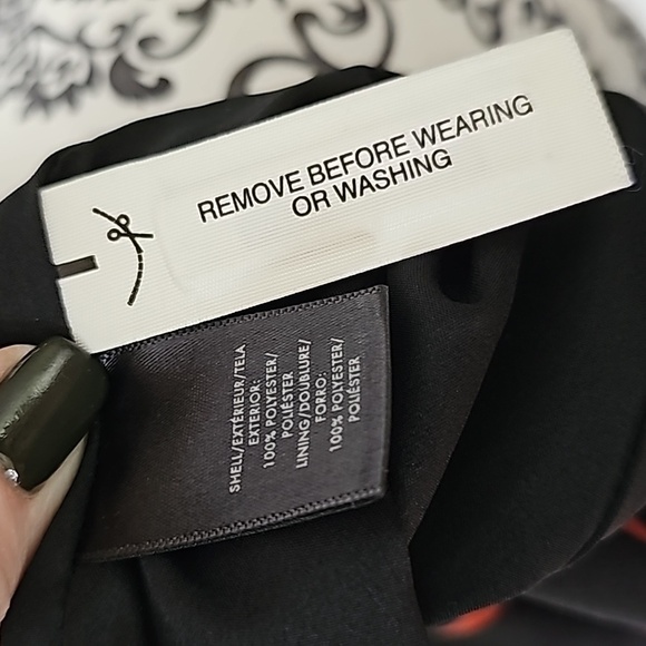 Ann Taylor sz 6 new red pink black sleeveless dress - Picture 8 of 8